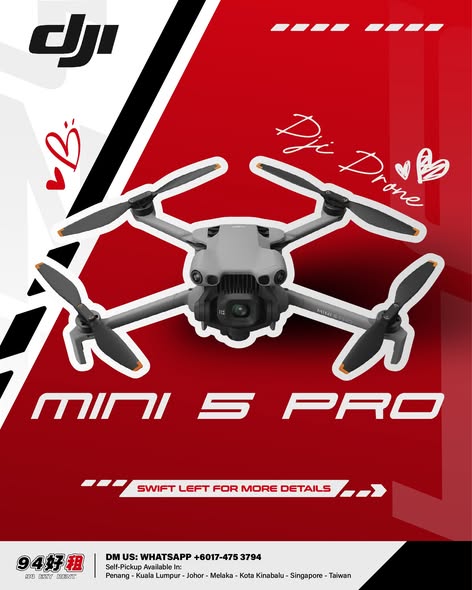 DJI Mini 5 Pro available for rent at 94 Ezy Rent