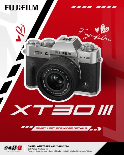 Fujifilm X-T30 III available for rent at 94 Ezy Rent
