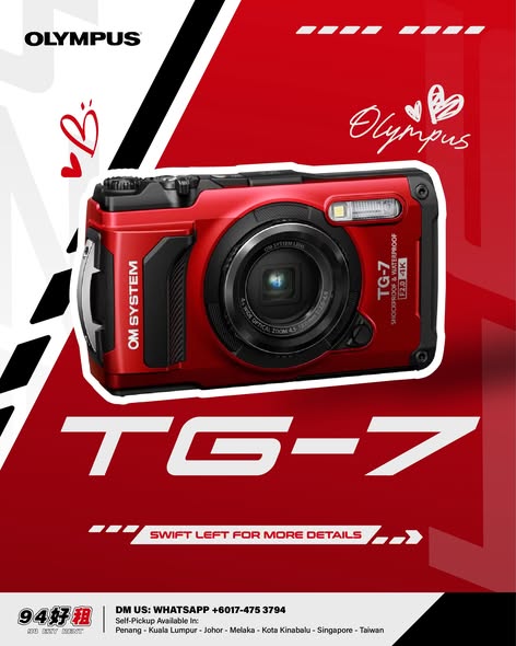 Olympus TG-7 available for rent at 94 Ezy Rent